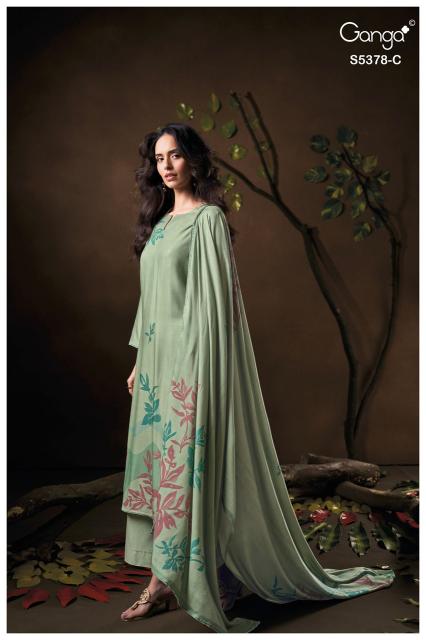 Ganga yumiko 5378 pranjul dress material wholesale